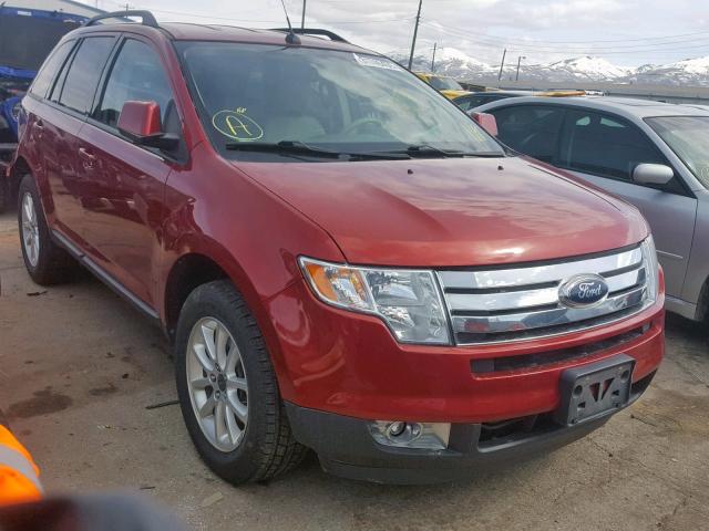 2FMDK48C79BB01920 - 2009 FORD EDGE SEL RED photo 1