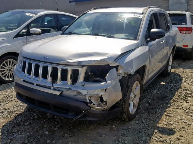 1J4NT1FA0BD139084 - 2011 JEEP COMPASS SP SILVER photo 2