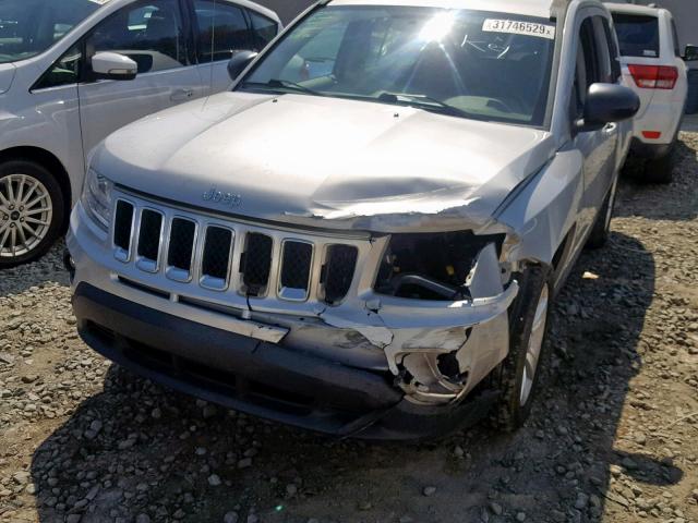 1J4NT1FA0BD139084 - 2011 JEEP COMPASS SP SILVER photo 9