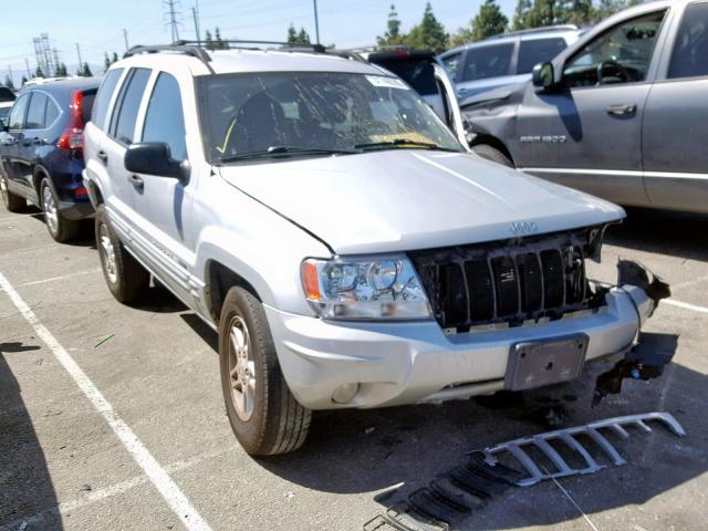 1J4GX48S24C249681 - 2004 JEEP GRAND CHER SILVER photo 1