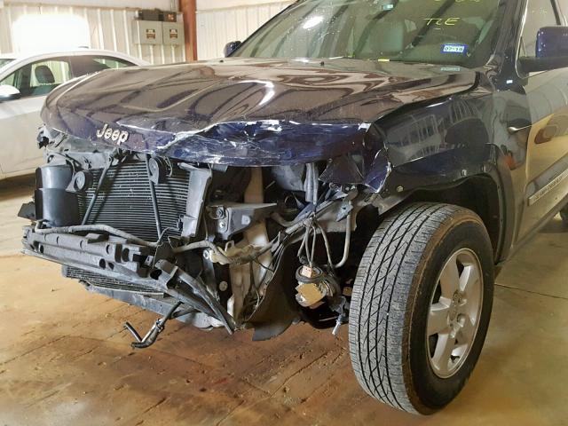 1C4RJEAG8DC576582 - 2013 JEEP GRAND CHER BLUE photo 9