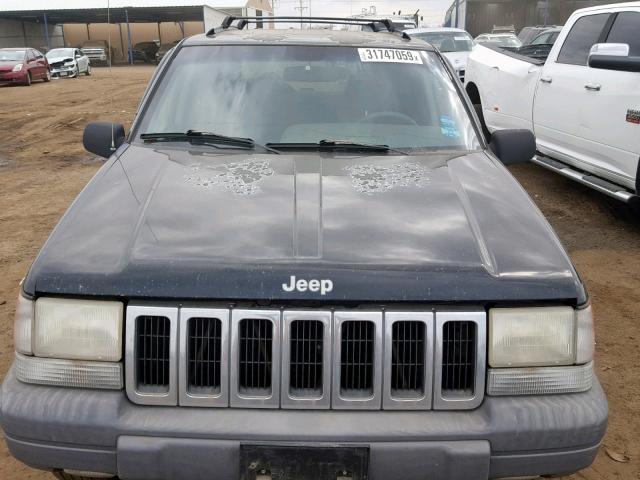 1J4GZ58S9VC622328 - 1997 JEEP GRAND CHER BLACK photo 9