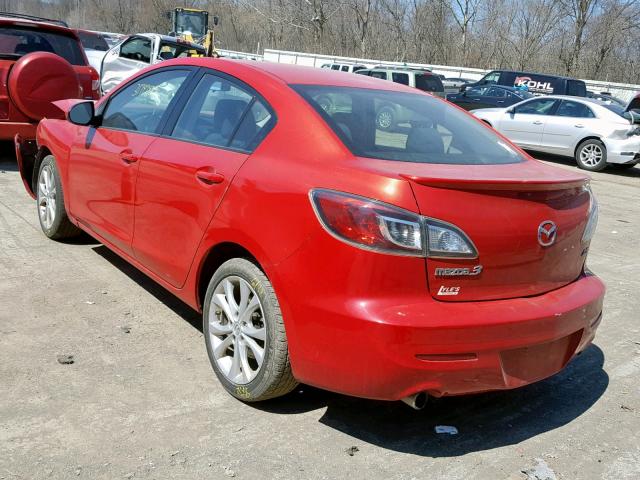 JM1BL1U66B1375876 - 2011 MAZDA 3 S RED photo 3