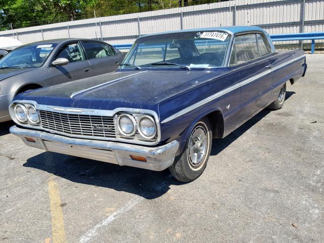 41447C160350 - 1964 CHEVROLET IMPALA  SS 蓝色 照片 2