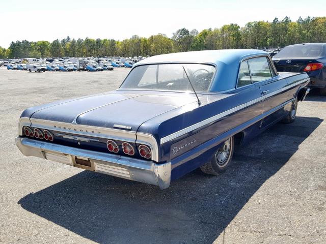 41447C160350 - 1964 CHEVROLET IMPALA  SS 蓝色 照片 4