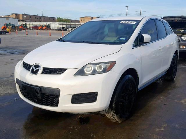 JM3ER293370146172 - 2007 MAZDA CX-7 WHITE photo 2