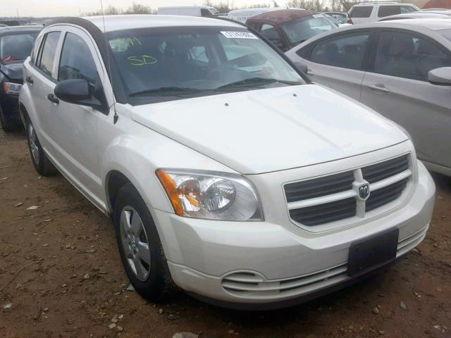 1B3HB28BX8D652970 - 2008 DODGE CALIBER WHITE photo 1