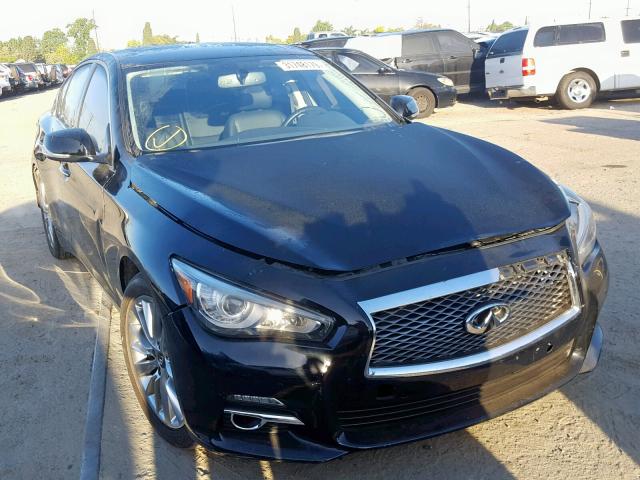 JN1EV7AP4JM351003 - 2018 INFINITI Q50 LUXE BLACK photo 1