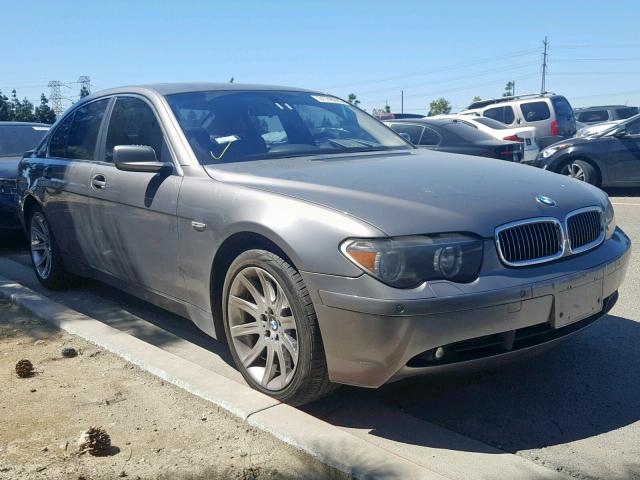 WBAGL63462DP55525 - 2002 BMW 745 I GRAY photo 1