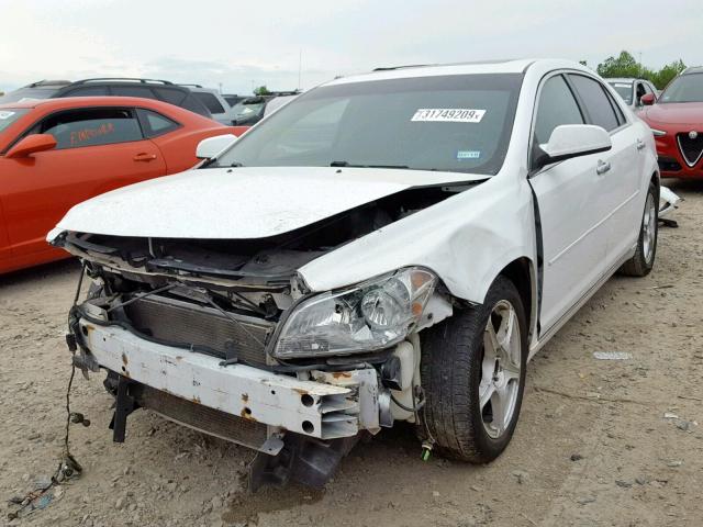 1G1ZD5EUXCF306640 - 2012 CHEVROLET MALIBU 2LT WHITE photo 2