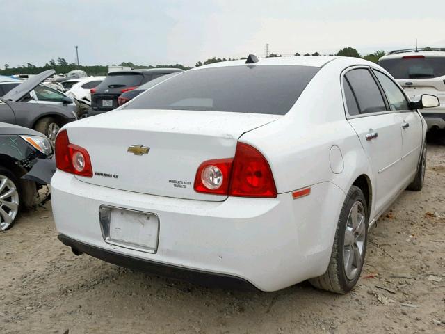 1G1ZD5EUXCF306640 - 2012 CHEVROLET MALIBU 2LT WHITE photo 4