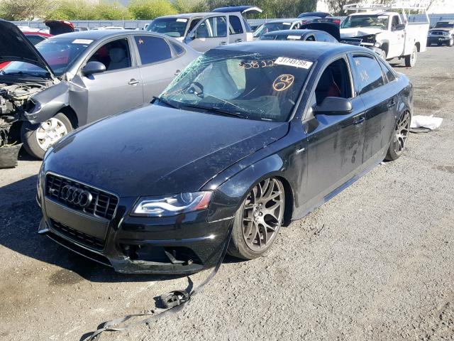 WAUKGAFL3BA134149 - 2011 AUDI S4 PRESTIG BLACK photo 2