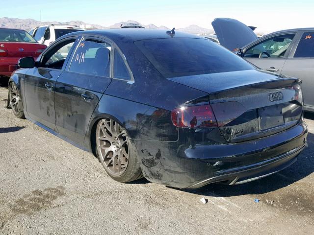 WAUKGAFL3BA134149 - 2011 AUDI S4 PRESTIG BLACK photo 3