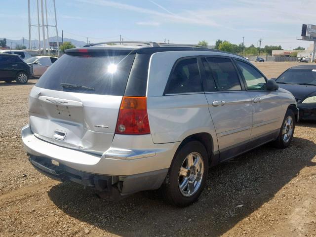 2C8GF68454R634051 - 2004 CHRYSLER PACIFICA GRAY photo 4