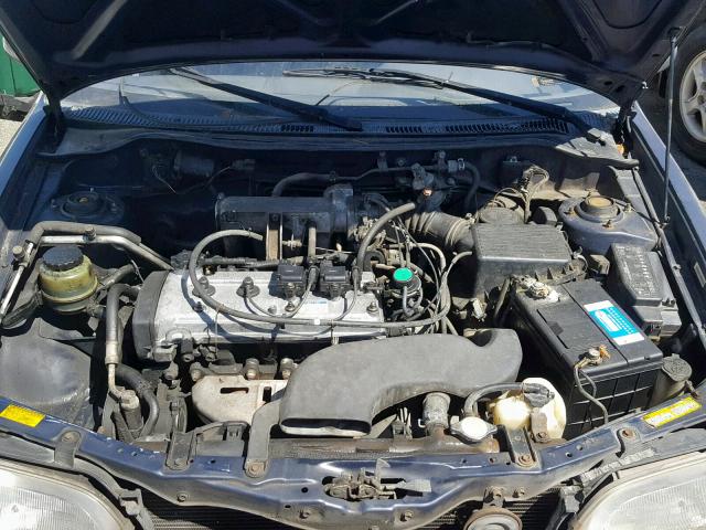 JT2EL56E2S0062380 - 1995 TOYOTA TERCEL DX BLUE photo 7