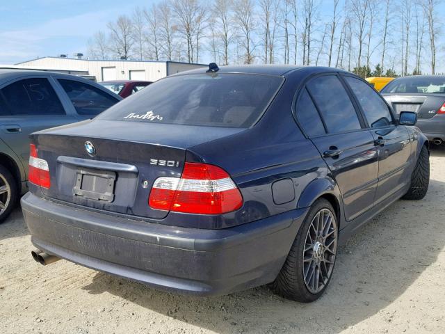 WBAEV53424KM05321 - 2004 BMW 330 I BLUE photo 4