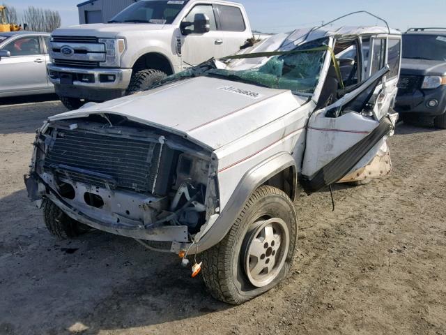 1J4FJ58S4ML641905 - 1991 JEEP CHEROKEE L WHITE photo 2