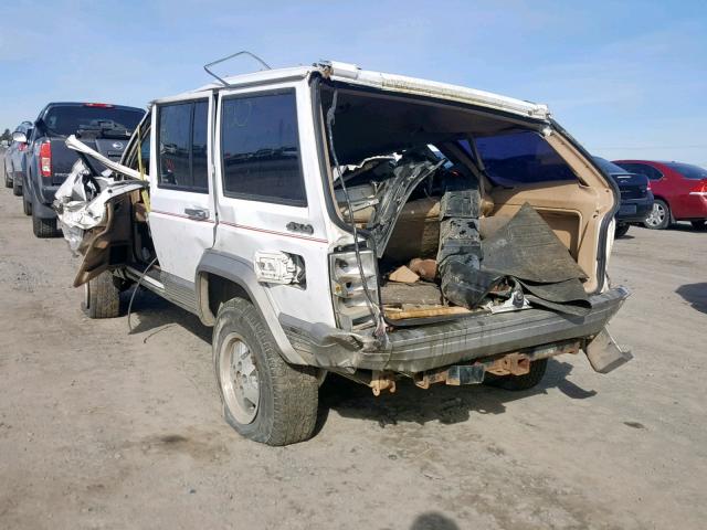 1J4FJ58S4ML641905 - 1991 JEEP CHEROKEE L WHITE photo 3