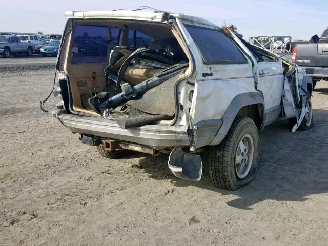 1J4FJ58S4ML641905 - 1991 JEEP CHEROKEE L WHITE photo 4