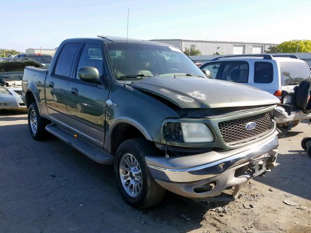 1FTRW08L81KA41020 - 2001 FORD F150 SUPER GREEN photo 1