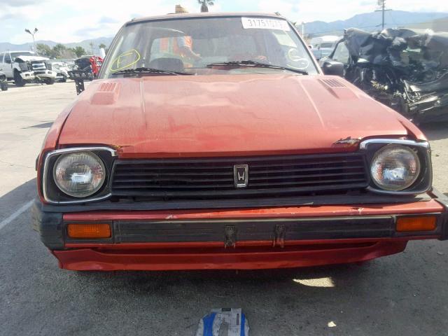 SRC1036353 - 1980 HONDA CIVIC 1500 RED photo 9