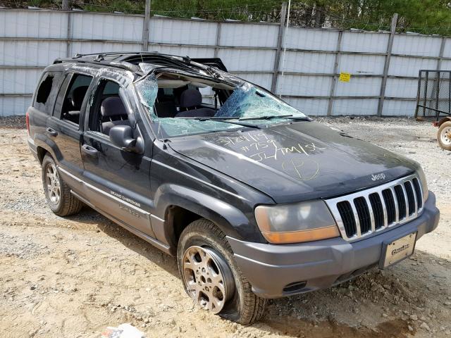 1J4GX48S41C735078 - 2001 JEEP GRAND CHER BLACK photo 1