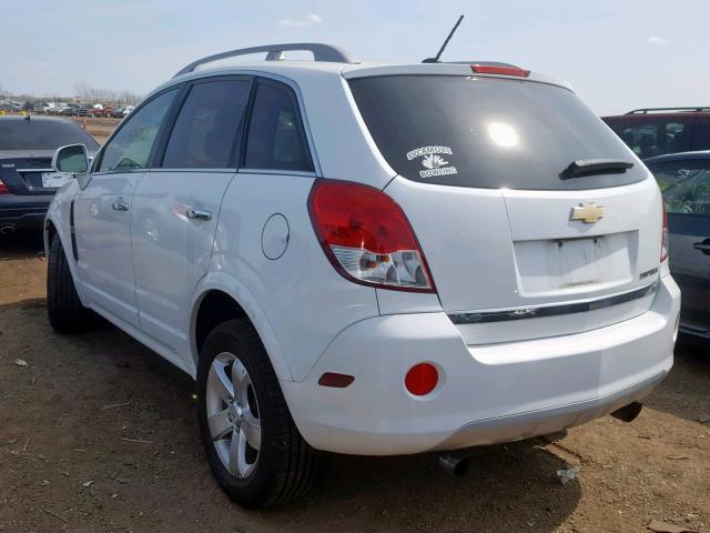 3GNAL3E54CS641643 - 2012 CHEVROLET CAPTIVA SP WHITE photo 3