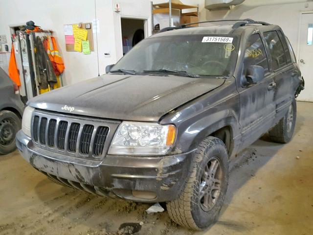 1J4GW68N6XC512235 - 1999 JEEP GRAND CHER GRAY photo 2