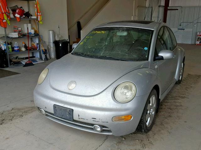3VWDD21CX3M419224 - 2003 VOLKSWAGEN NEW BEETLE Gümüş foto 2