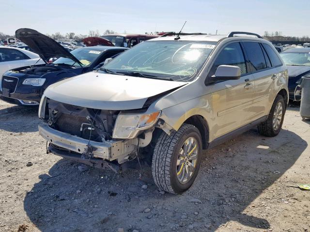 2FMDK38C27BA29080 - 2007 FORD EDGE SEL CREAM photo 2