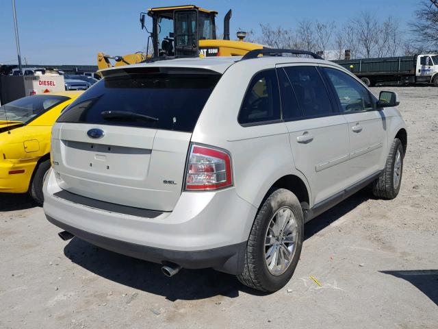 2FMDK38C27BA29080 - 2007 FORD EDGE SEL CREAM photo 4