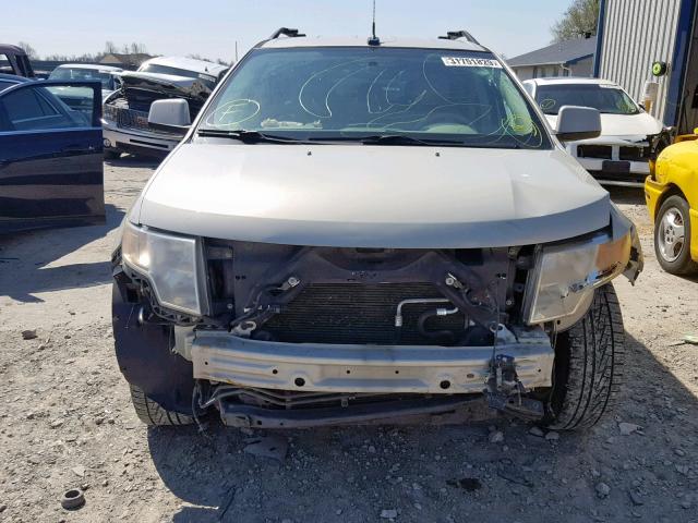 2FMDK38C27BA29080 - 2007 FORD EDGE SEL CREAM photo 9