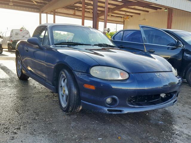 JM1NB3533Y0150068 - 2000 MAZDA MX-5 MIATA BLUE photo 1