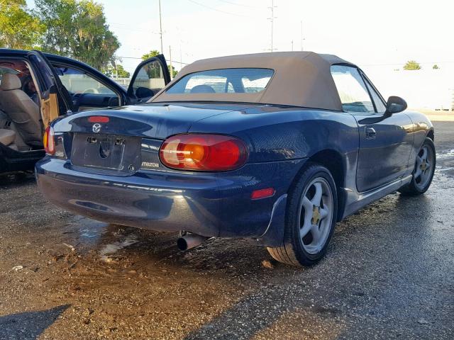 JM1NB3533Y0150068 - 2000 MAZDA MX-5 MIATA BLUE photo 4