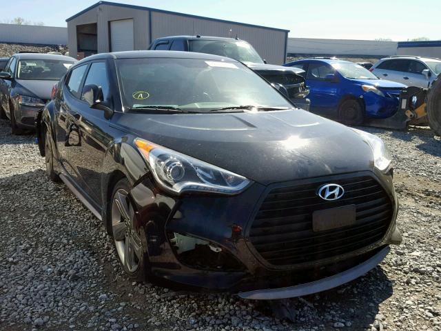 KMHTC6AE8FU241089 - 2015 HYUNDAI VELOSTER T BLACK photo 1