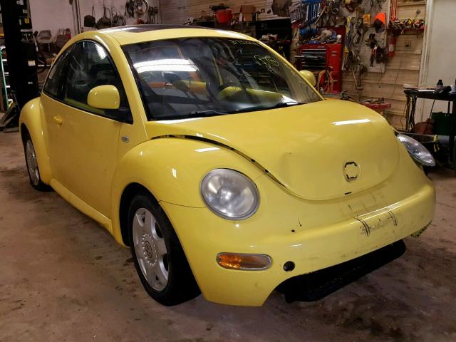 3VWCC21C5XM464737 - 1999 VOLKSWAGEN NEW BEETLE Gelb Foto 1