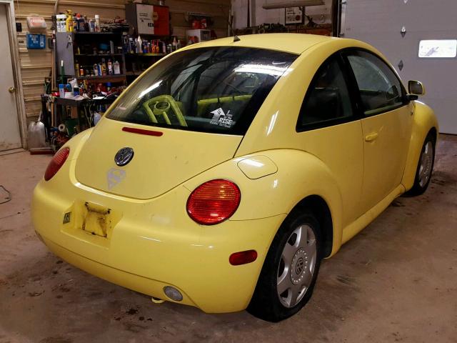 3VWCC21C5XM464737 - 1999 VOLKSWAGEN NEW BEETLE Gelb Foto 4