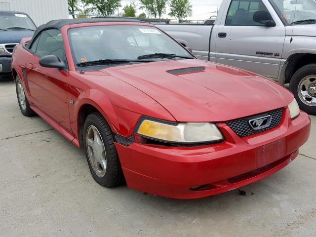 1FAFP45X3YF224817 - 2000 FORD MUSTANG GT RED photo 1