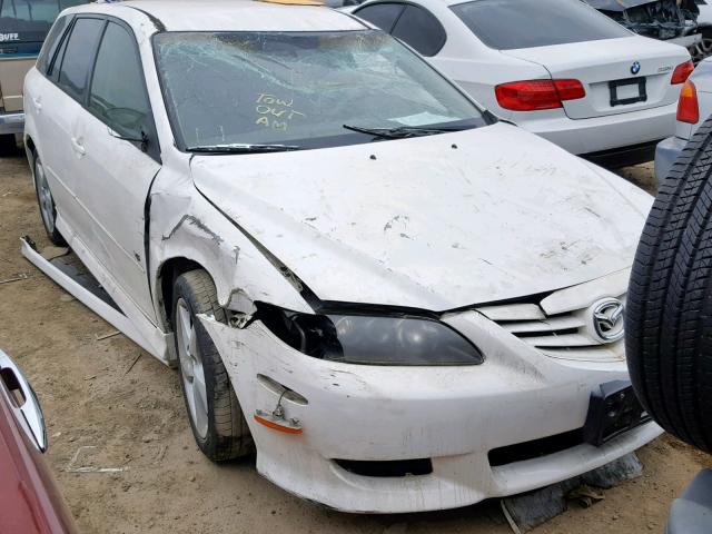 1YVFP82D545N73743 - 2004 MAZDA 6 S WHITE photo 1