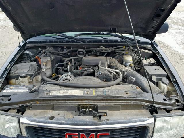 1GTCT19W628211385 - 2002 GMC SONOMA BLACK photo 9