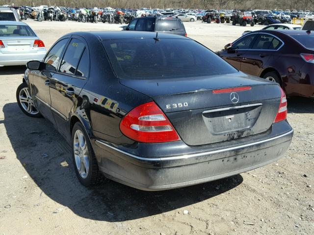 WDBUF56JX6A977239 - 2006 MERCEDES-BENZ E 350 BLACK photo 3