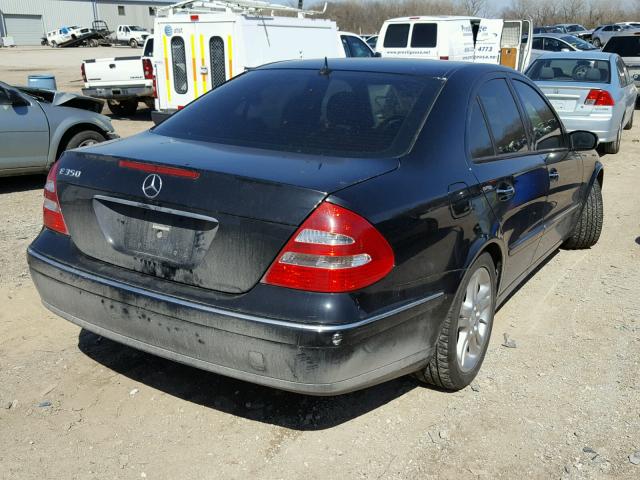 WDBUF56JX6A977239 - 2006 MERCEDES-BENZ E 350 BLACK photo 4