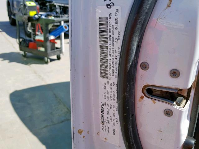 3C6UD5DL0CG154545 - 2012 DODGE RAM 2500 S WHITE photo 10