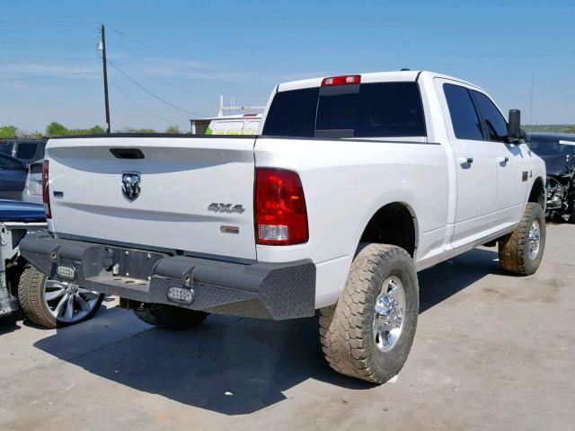 3C6UD5DL0CG154545 - 2012 DODGE RAM 2500 S WHITE photo 4