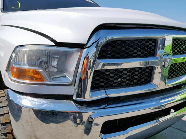 3C6UD5DL0CG154545 - 2012 DODGE RAM 2500 S WHITE photo 9