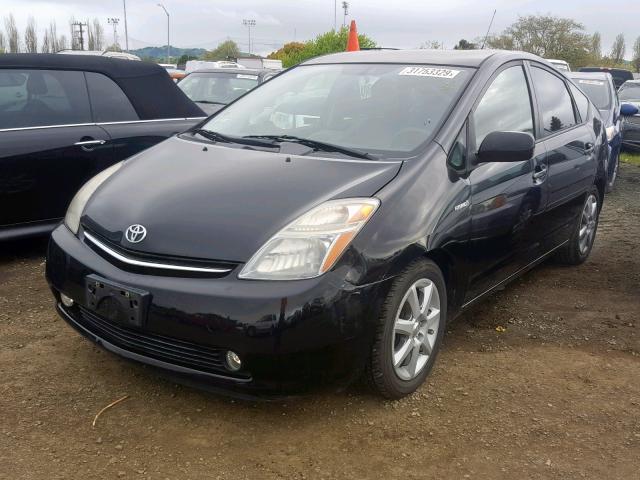 JTDKB20U177550052 - 2007 TOYOTA PRIUS BLACK photo 2