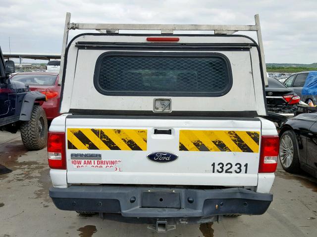 1FTKR1AD5APA48883 - 2010 FORD RANGER WHITE photo 6