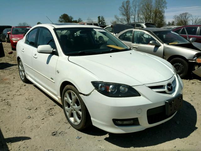 JM1BK324081785484 - 2008 MAZDA 3 S WHITE photo 1