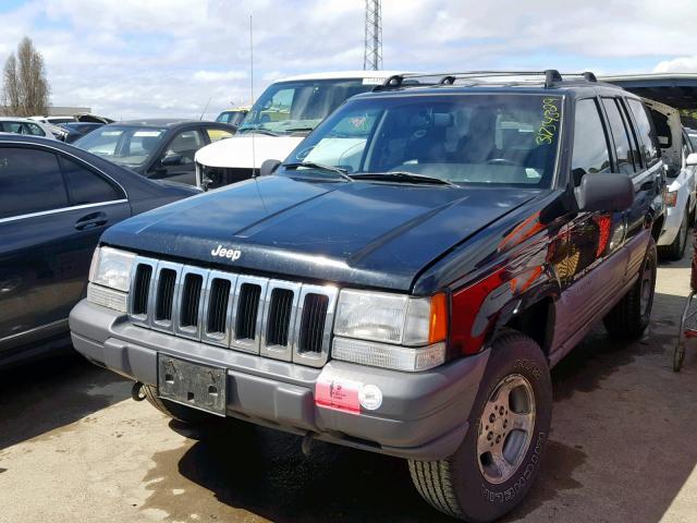 1J4GZ58Y9VC561793 - 1997 JEEP GRAND CHER BLACK photo 2