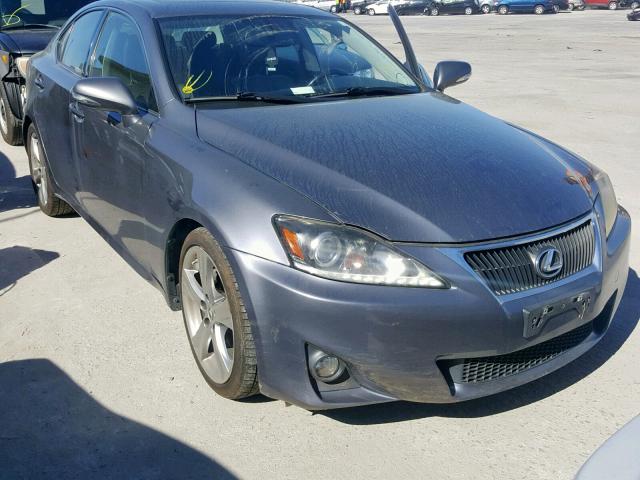 JTHBF5C20C5181639 - 2012 LEXUS IS 250 GRAY photo 1